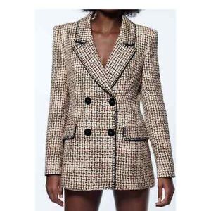 Zara Tweed Blazer. Brand New. Never worn